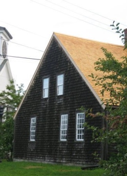 Chapman-Hall House with Church