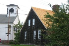 Chapman-Hall House with Church