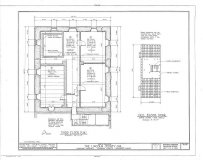 HABS Wiscasset Old Jail 3rd Floor Drawing 1936