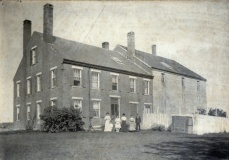 Wiscasset Old Jail with Family Circa 1900