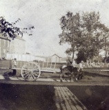 Ox Cart In Front of Wiscasset Old Jail