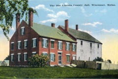Wiscasset Old Jail from Vintage Colorized Post Card