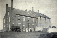 Wiscasset Old Jail with Family Circa 1900
