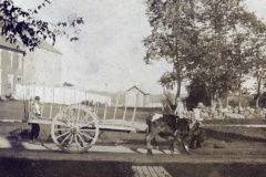 Ox Cart In Front of Wiscasset Old Jail