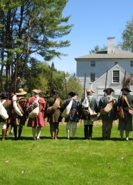 Colonial Soldiers at Pownalborough Court House