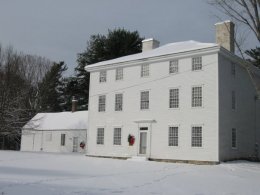 Pownalborough Court House with Wreath