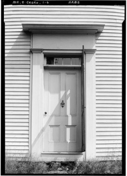 Pownalborough Court House Door on River Side