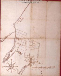 Early Map with Fort Shirley