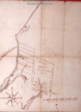 Early Map with Fort Shirley