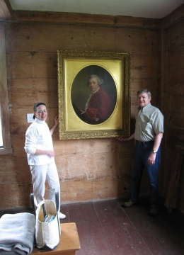 Governor Pownall Portrait at Pownalborough Court House