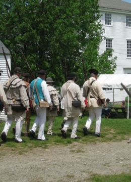 Pownalborough Court House Living Historians March