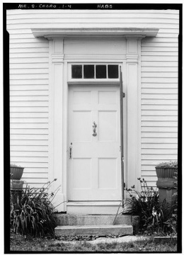 HABS Pownalborough Court House Door on River Side 1936
