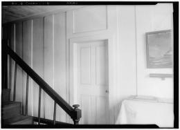 HABS Pownalborough Court House Stairway 1936