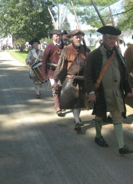 Pownalborough Court House 250th Birthday Marchers