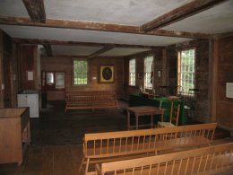 Pownalborough Court House Courtroom View
