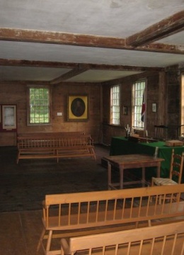 Pownalborough Court House Courtroom View