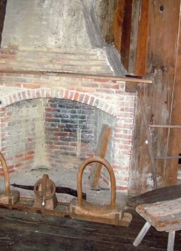 Pownalborough Court House Fireplace with Yoke