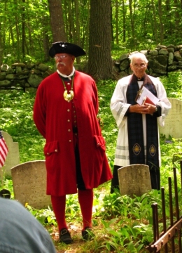 Pownalborough Court House Memorial Day at Cemetery 2011