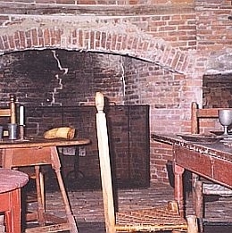 Pownalborough Court House Newspaper Photo of Kitchen Fireplace 2006