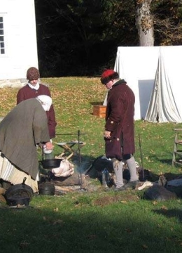 Pownalborough Court House Reenactors Campsite