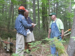 Pownalborough Court House Work on Trail System 2011