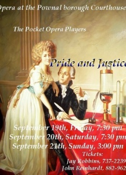 Pride and Justice Opera Poster