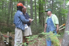 Pownalborough Court House Work on Trail System 2011